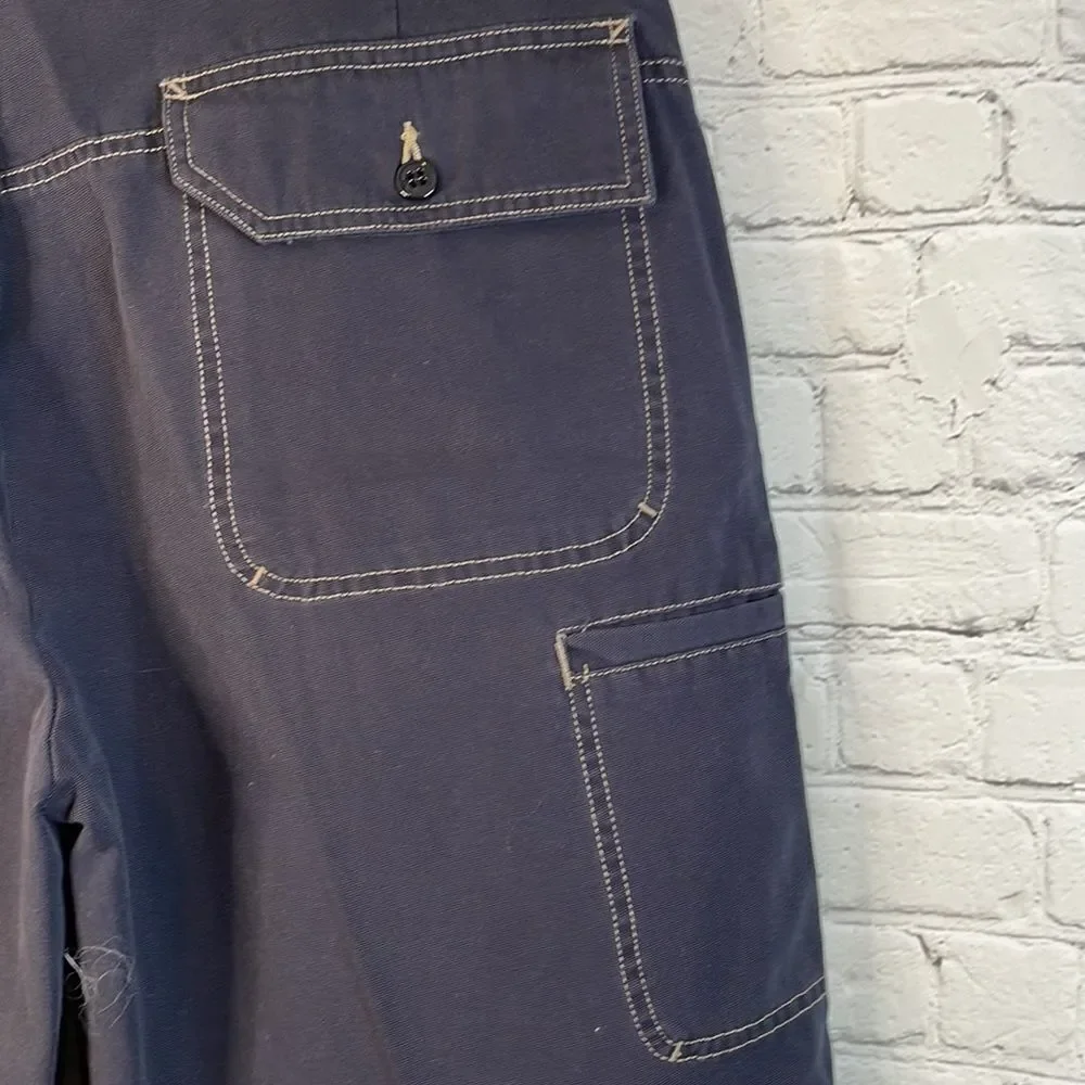 Dockers Mens Shorts, Navy Blue Utility‎ Shorts, size 36 Men’s Shorts, Flat Front